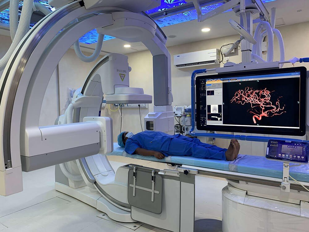 What conditions can interventional radiology assist with?